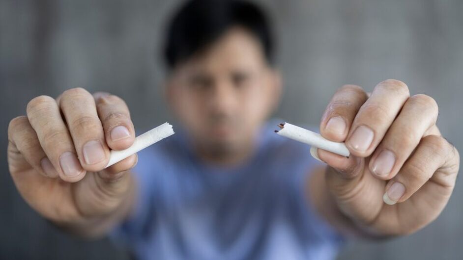 Stop smoking cigarettes