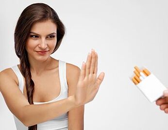 Rejection of smoking